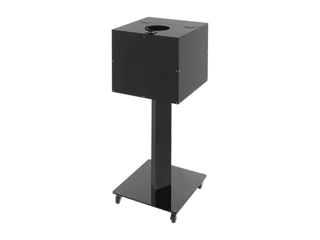 Acrylic Raffle Ticket Box with Stand, Suggestion Donation Box Ballot Boxes with Lock and Key & Wheels for Office Charity Church Collection...