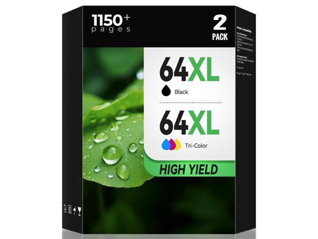 64XL Ink Cartridge Combo Pack Replacement for HP 64 ink 64xl Printer Ink Works for HP Envy 7900e 7855 for Printers Envy Photo 7858 7155 7800 7900...