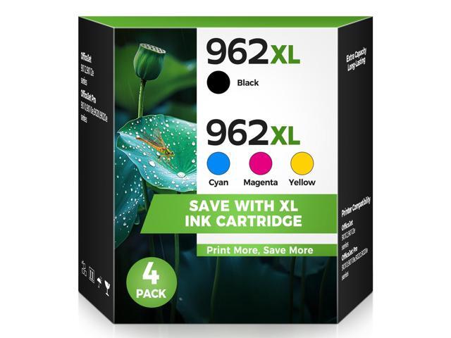 962XL 962 Ink Cartridge Compatible for HP 962 XL Ink Cartridges Combo Pack Replacement HP962XL HP962 Work with Officejet Pro 9015e 9018e 9025e...