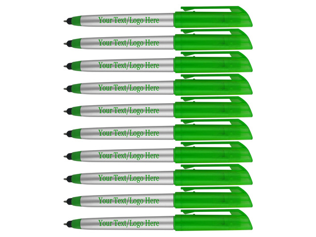 Personalized Pens with Highlighter and Stylus -250 Pack Bulk-Free Imprint - 3 In Highlighter, Ballpoint Pen, and Stylus Combo- add Custom Business...