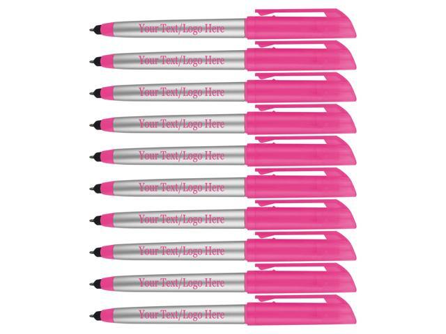 Personalized Pens with Highlighter and Stylus -250 Pack Bulk-Free Imprint - 3 In Highlighter, Ballpoint Pen, and Stylus Combo- add Custom Business...