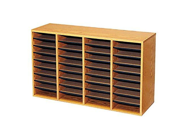 SAF9424MO - Wood/Laminate Literature Sorter