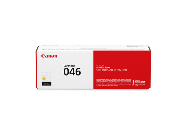Genuine 046 Yellow Toner Cartridge Compatible with LBP654Cdw, MF731Cdw, MF733Cdw, MF735Cdw