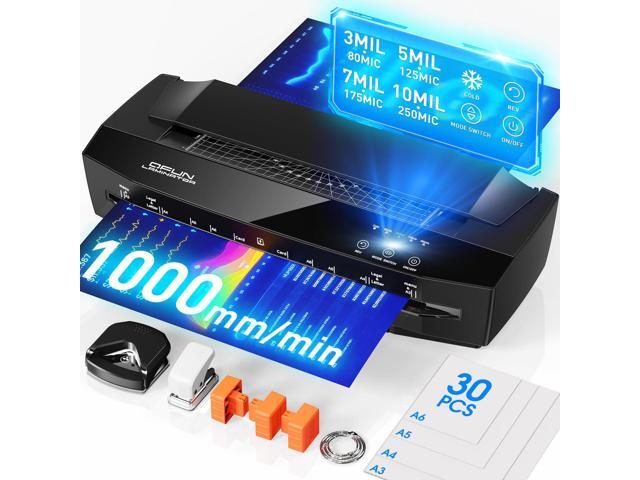 3-10 Mil Thermal Laminator Machine 11x17 Heavy Duty Lamination Machine 4-Roller Commercial Laminating Machine 13 inch for Teacher, Large Laminate...