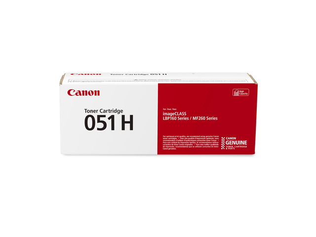 Genuine 051 Black Toner Cartridge High Capacity Compatible with LBP162dw, MF264dw, MF267dw, MF269dw, MF269dw VP