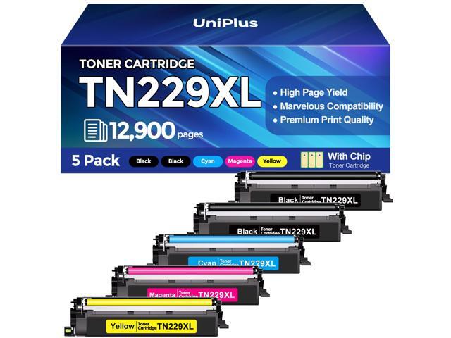 TN229XL Toner Cartridges 5 Pack (12900 Pages) Compatible with HL-L3280CDW MFC-L3780CDW for Brother TN229XL TN229 Toner Work with HL-L3220CDW.
