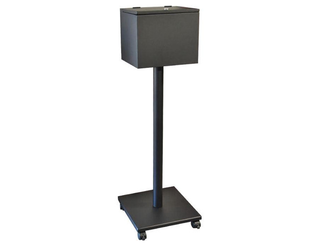 Metal Suggestion Box, Secure with Lock & Keys, with Wheels for Easy Movement, Tip box, Donation Box for Church Home Office, Prayer Request Box,...