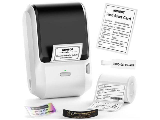 M3 Label Maker Machine with Tape, 3'' Bluetooth Label Printer Thermal Transfer Sticker Printer for Small Business, Cable, Equipment, Works with...