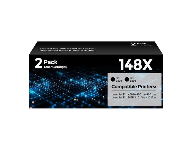 148X Toner Cartridges 2 Pack (19000 Pages) Compatible with LaserJet Pro 4001 MFP 4101 Series for HP 148X 148A W1480X High Yield Toner Work for Pro...