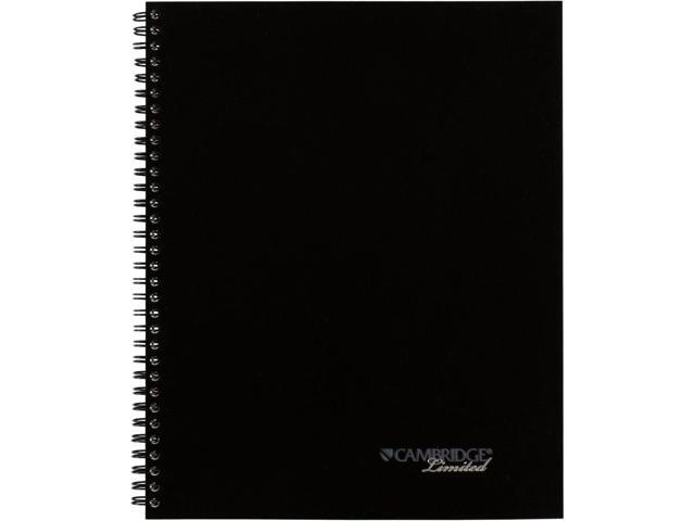 Limited Business Notebook with QuickNotes,Legal Ruled Paper,8' x 11',80 Sheets,Flexible Soft Touch Cover,Wirebound,Gray (06066),(Pack of 12)