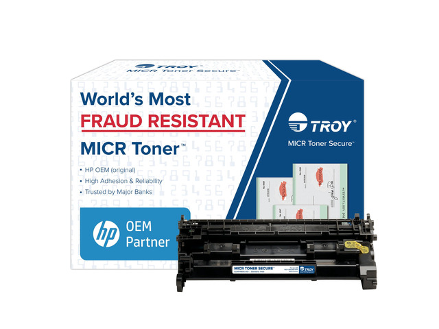 4001/4101 MICR Toner Secure Standard Yield Cartridge, Check Printing, Coordinating HP Part Number: W1480A, Yields 2900 Pages, Black