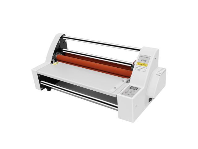 V350 Hot Cold Roll Laminator, 13' Commercial Office Presentation Laminator Digital Display Single & Dual Sided Laminating Machine for BOPP PTE Film...