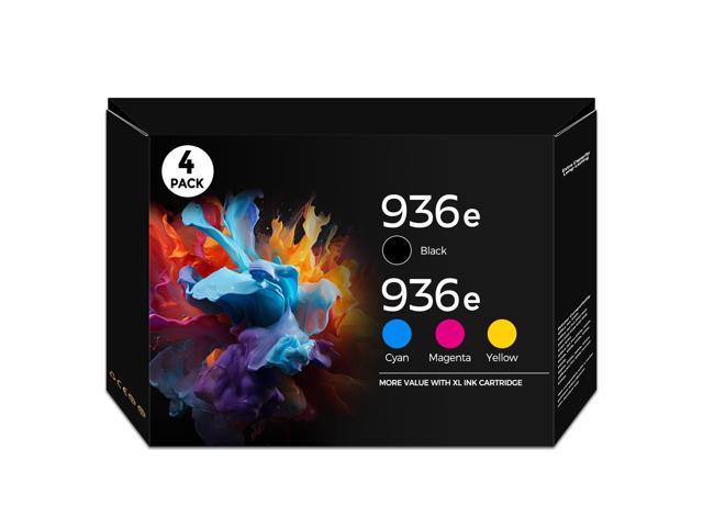 936e 936XL 936 Ink Cartridges Office Jet Pro 9125e 9120 9135e Replacement for HP 936 936e Ink Cartridges High Yield Compatible for HP 936 ink...