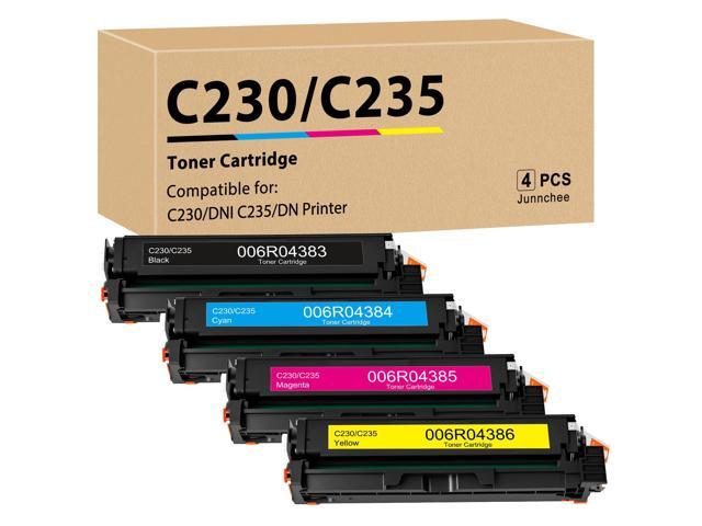 C235 C230 Toner Cartridge High-Capacity (with Chip) Replacement for Xerox C235 C230 C235DNI C230DNI C235/DNI C230/DNI Color Printer 006R04383...