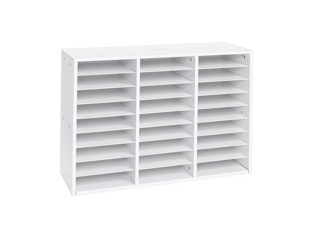 Mail Center - 1 Classroom Literature Organizer with 27 Slots Keep Your Classroom, Office, or Home Office Organized, Durable, Easy Assembly