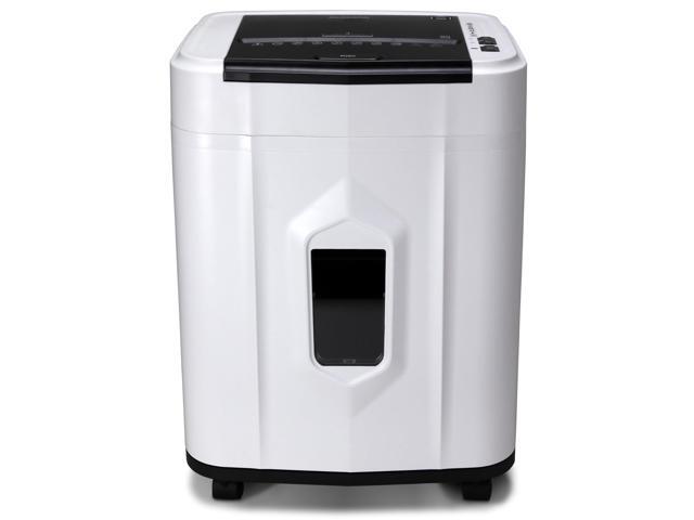 Professional Grade 120-Sheet Auto Feed Micro-Cut Paper and Credit Card Shredder with 5 Gallon Pullout Basket / 30 Minutes/Security Level P-4...
