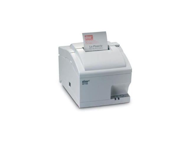 39330310 Model SP712MD Gry US Impact Printer with Power Supply, Friction, Tear Bar, Serial, Gray
