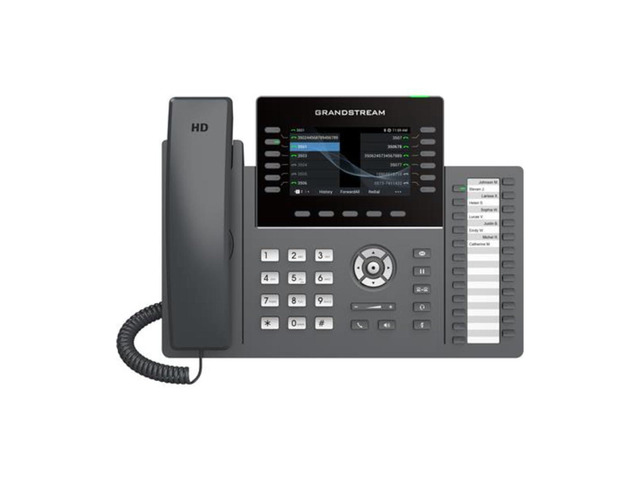 GRP2636 IP Phone 12 Lines, 6 SIP Accounts 4.3-Inch Color Display Wi-Fi 5 Dual-Port Gigabit Ethernet with Integrated PoE