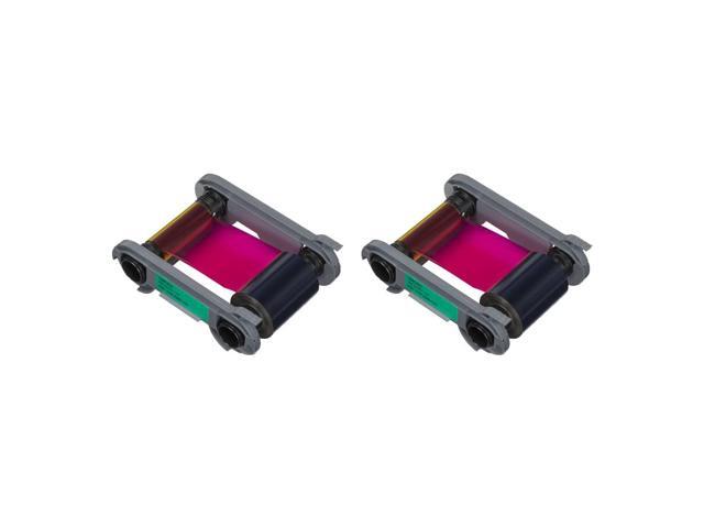 2 Pack - Evolis Primacy 2 R5F208A100 Color Ribbon - YMCKO - 300 Prints with Software Demo Card