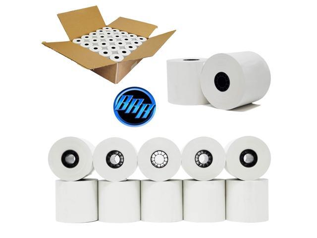 (50 GSM) 2-1/4 x 230' 1-Ply Thermal Paper [100 Rolls] Certified BPA Free Cash Register Tape