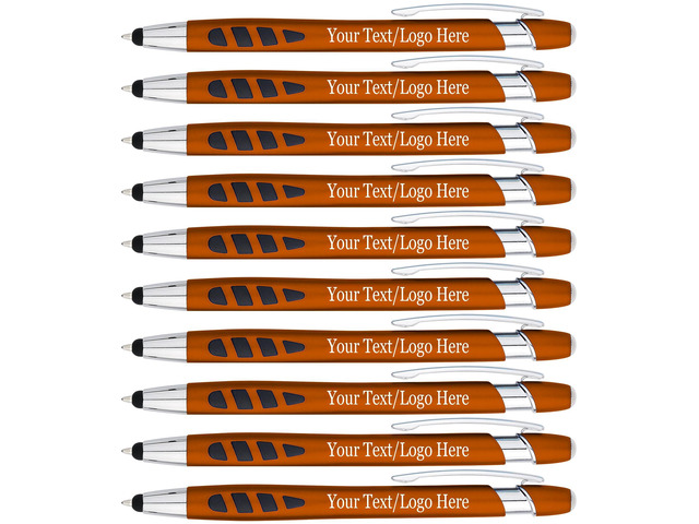 Personalized with Your Custom Logo or Text Pens-300 Pack Bulk-for Businesses, Parties, and Events, 2 in 1 Capacitive Stylus & Ballpoint Pen...