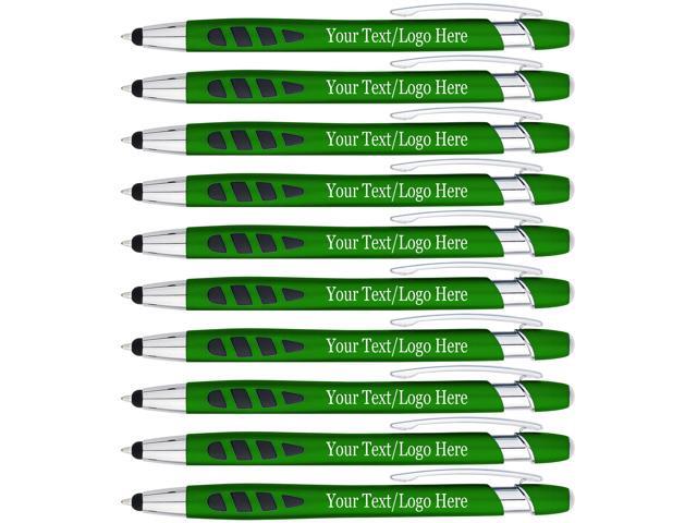 Personalized with Your Custom Logo or Text Pens-300 Pack Bulk-for Businesses, Parties, and Events, 2 in 1 Capacitive Stylus & Ballpoint Pen...
