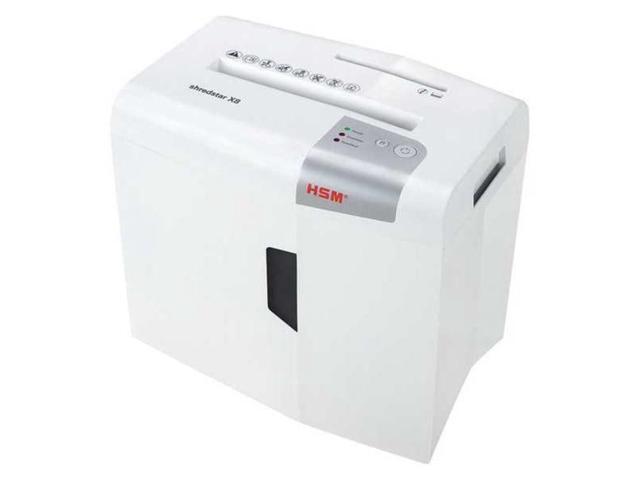 shredstar X8, 8-Sheet, Cross-Cut, 4.8-Gallon Capacity Paper Shredder with Separate CD Slot, White 1044W