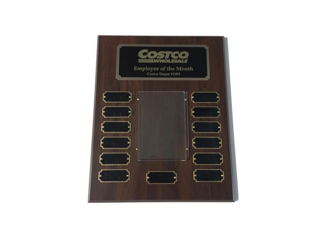 Employee of the Month Plaque - Photo Insert (Walnut)