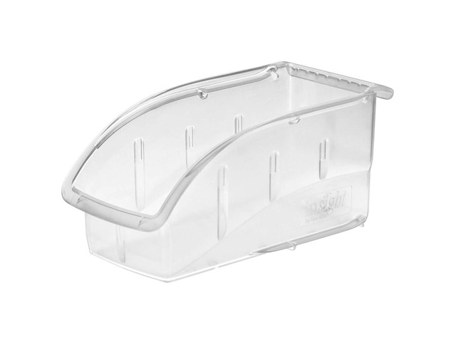 305B1 Insight Ultra-Clear Hanging and Stacking Plastic Storage Bin 10-7/8-Inch x 5-1/2-Inch x 5-1/4-Inch, Clear 12-Pack