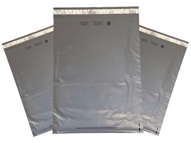 Sensible Mailers 1,200 Pack of 24x24 Fully Recycled Poly Mailers Grey Shipping Envelopes for Small Business
