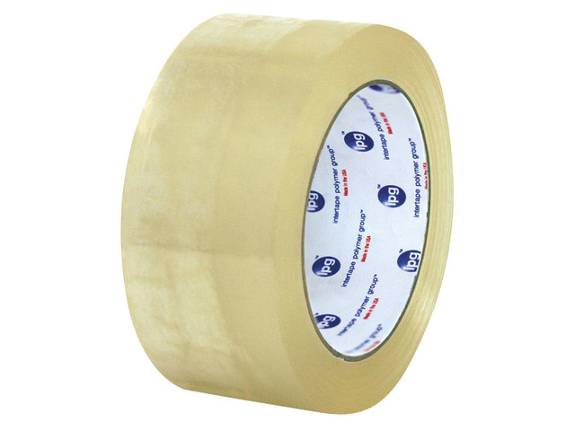 IPG 7151QT 1.95Mil Medium Grade Hot Melt, Cold Temp Carton Sealing Tape, 48mm x 100m, Clear, (36-Pack), F4318