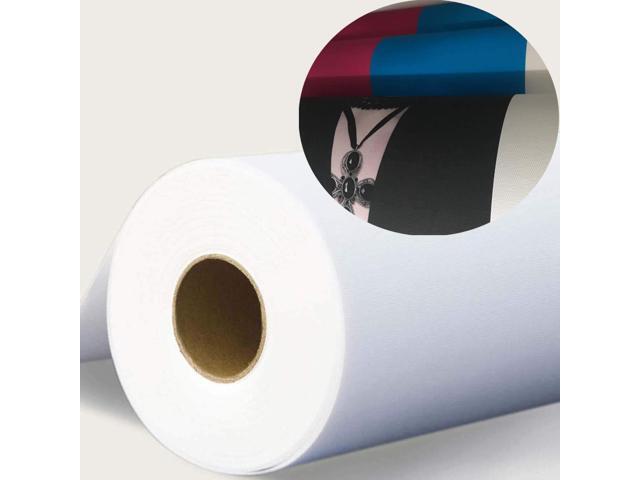 Heavy-Duty Inkjet Canvas 44'x40ft Roll Matte Finish 100% Polyester Inkjet Water-based Dye and Pigment Ink Jet Printers