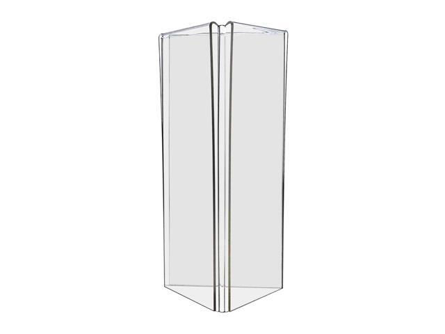 40 Pack Sign Holder 4 x 9 Inch 3 Sided Table Tent POP Signs Restaurant Menu Display Frame Clear Acrylic Tall Display Countertop Printed Material...