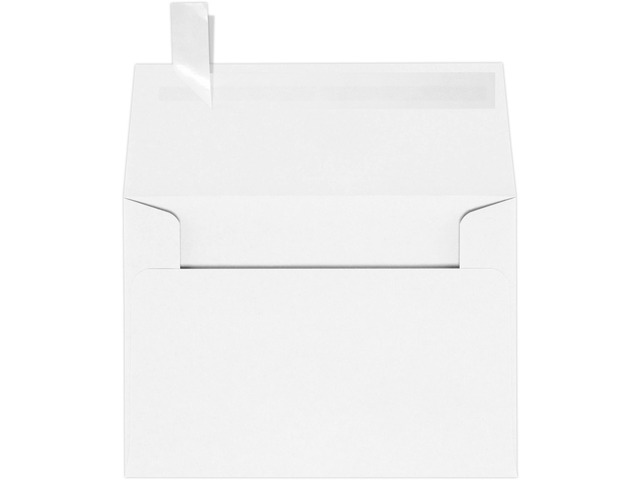 4Bar A1 Invitation Envelopes 3 5/8' x 5 1/8' Bright White 24lb. Text 2,400 Qty
