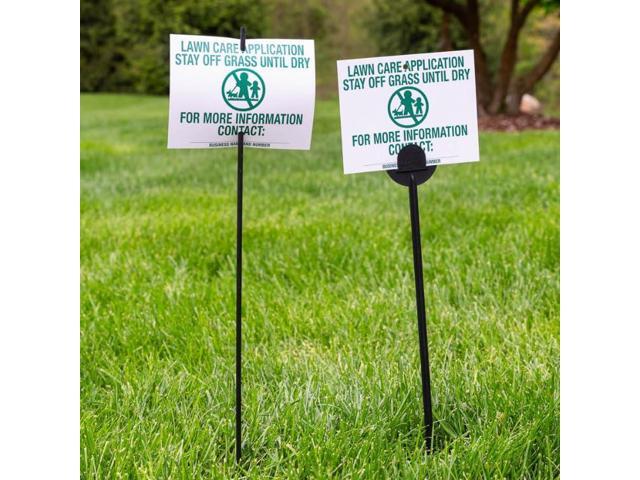 Illinois Pesticide Application Signs & Stakes (Economy Style Stakes / 500 pc. Pack)