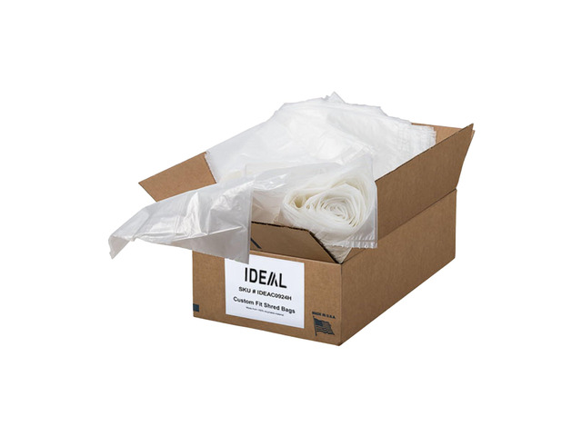 IDEAL AC0924H Shredder Bags 40 x 58 Gusseted, 79-Gallon Capacity, Heavy-Duty Bags for IDEAL Shredder 5009 Model