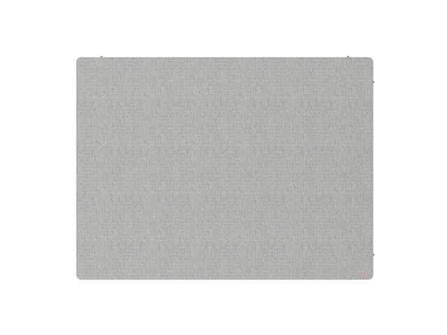 Fabric Bulletin Board, 4 ft x 3 ft Wall Mounted Fabric Message Board for Home Office and School