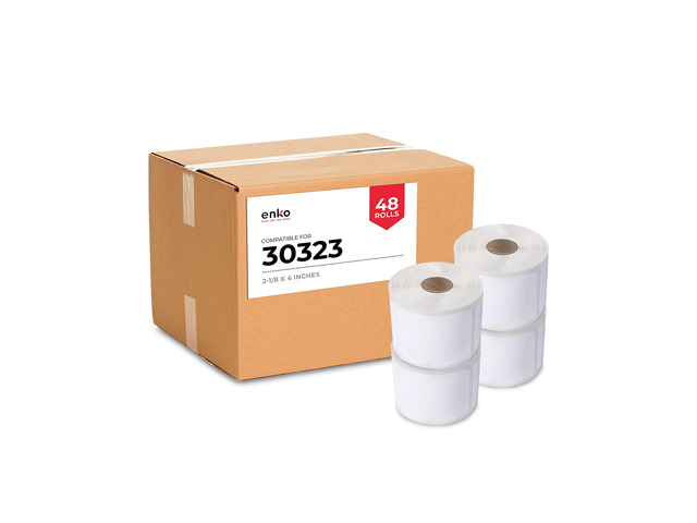 (48 Rolls, 10,560 Labels) Address & Shipping Labels 30323 Compatible for Dymo LabelWriter (2-1/8 x 4')