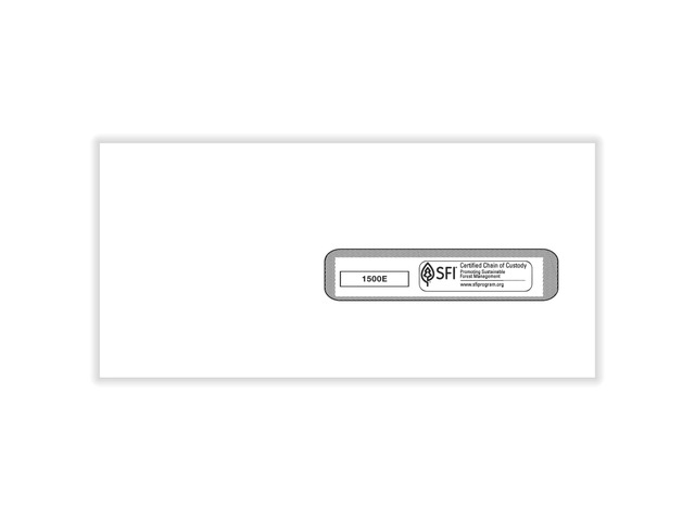 CMS-1500 Health Insurance Right Window Envelope, Gum-Seal, 9-1/2' x 4-1/2', Pack of 2,500, Office Supplies for Physicians, Practitioners, Specialty...