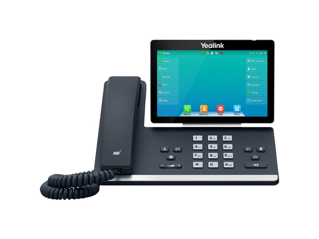 SIP-T57W IP Phone -Wi-Fi, Bluetooth Desktop Power Adapter Power Adapter not Included