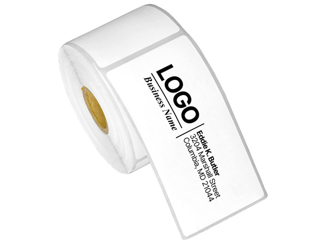 2' x 4' Direct Thermal Label, 1' Core, 50 Rolls, 350/Roll Compatible with Rollo & Zebra Desktop Printers, Adhesive & Perforated, Postage Address...