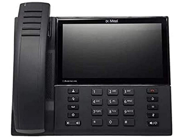 MiVoice 6940, Black, Corded, IP Phone (50006770) with Wireless Handset