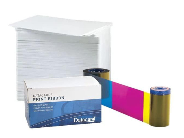 Datacard 534700-004-R010 Color Ribbon YMCKT - Dye Sublimation - 500 Prints for SP Series, FP65, FP65i, SD260, SD360, and SD460 with 500 Premium...