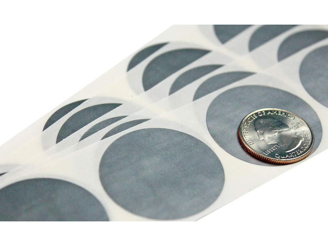 1.5 in Silver Round Scratch-Off Stickers, 2500 Pack Ideal for gender reveals, baby showers, wedding games, invitations, raffle tickets, classroom...
