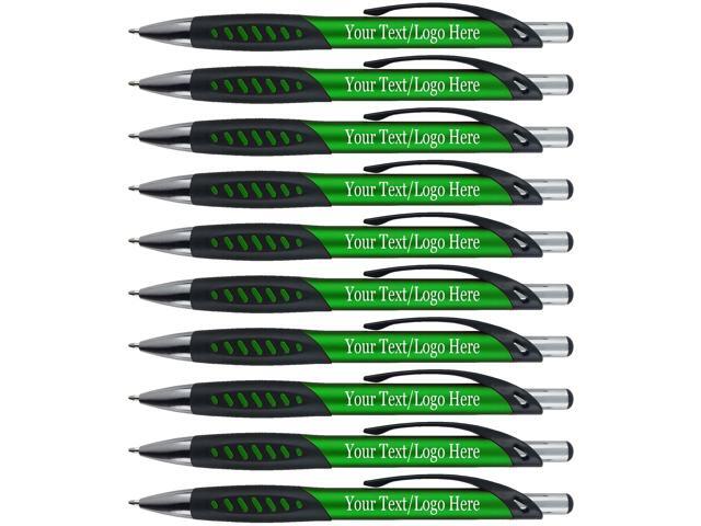 Promotional Pens With your Custom Logo or Text-300 Pack Bulk-for Businesses, Parties, and Events, Custom Printed Metallic/Colored Click Action...