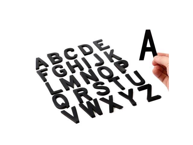 Letters A-Z Die-Cut Magnetic Letter Labels 130 Labels/Kit, 3' Character Height, Made in USA