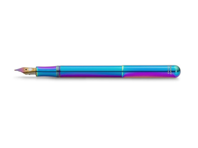 COLLECTION Fountain Pen Liliput Kolibri I Premium Rainbow-Coloured Reservoir Pen with Iridescent Steel Nib for Ink Cartridges I Writing Instrument...