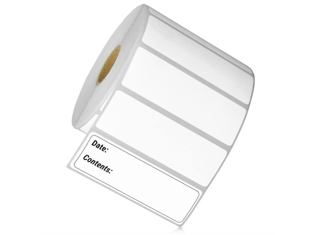 OfficeSmart Labels ZR1300100 Direct Thermal Labels, 3 x 1 Inch, 20 Rolls REMOVABLE, Compatible with Zebra Printers, White, 1375 Labels Per Roll,...