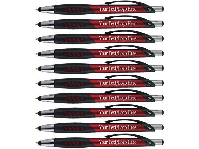 Personalized Pens With Custom Logo or Text-350 Pack Bulk-for Businesses, Parties, and Events, 2 in 1 Ballpoint Pen & Capacitive Stylus for.