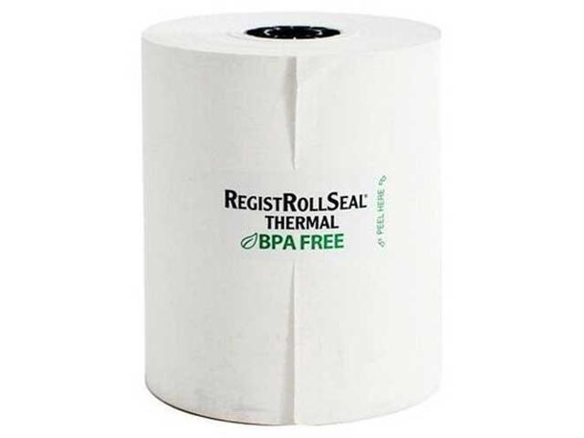 National Checking Phenol Free Thermal White 1 Ply Registroll, 3.13 inch x 230 Feet - 50 per case
